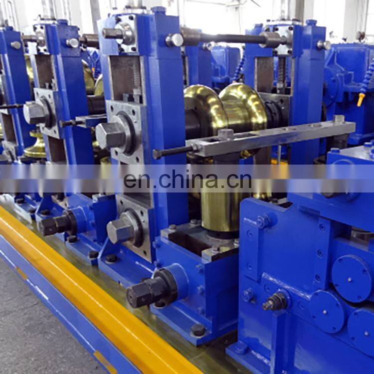 Nanyang factory price erw steel tube pipe welded machine copper pipes tube mill line for sale