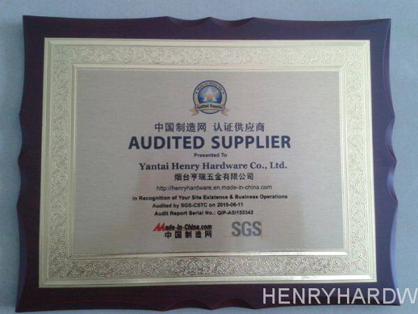 SGS CERTIFICATE 2015