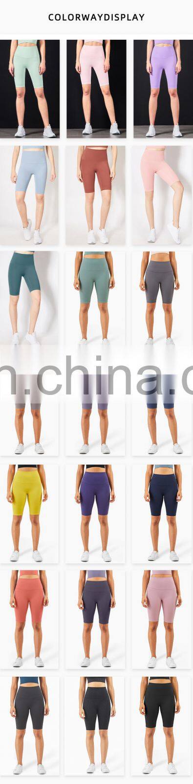 Wholesale Tummy Control Yoga Short Workout Running Athletic High Waist Sport Leggings for Women