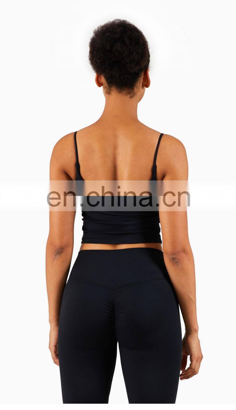 High Quality Sports Bra Skin-Friendly Workout Thin Strap Yoga Custom Tank Top Women