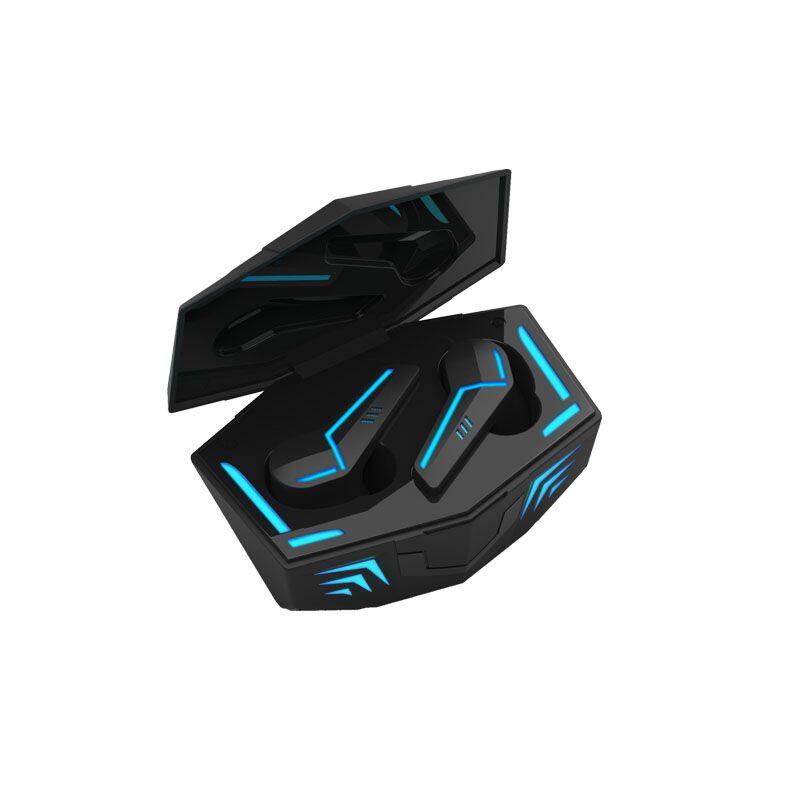 game Bt headset low delay RGB led light true wireless headset