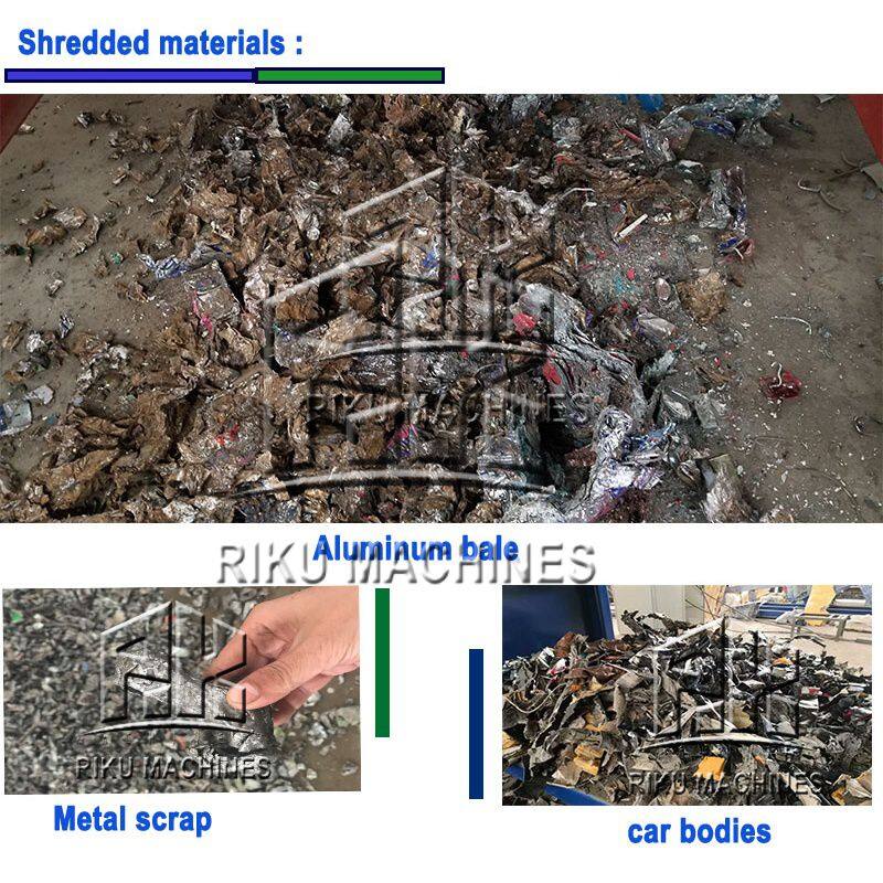 Shredded materials