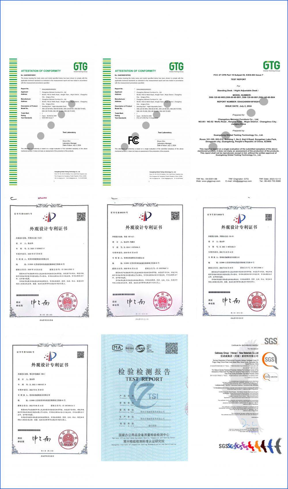 Certifications