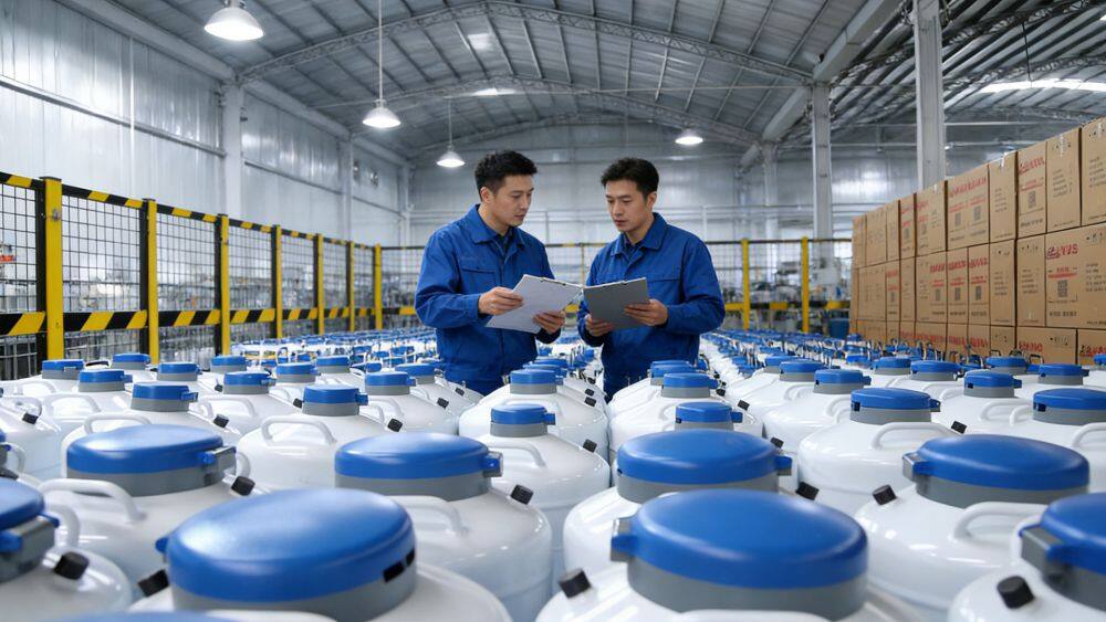 TcCryo lab LN2 container factory