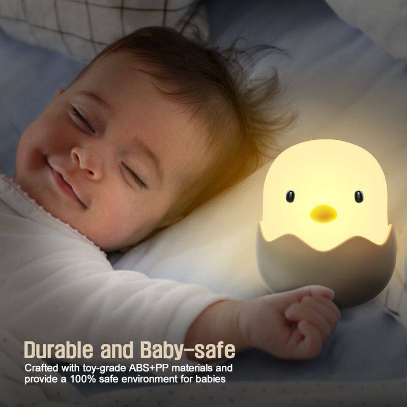 Help Sleeping USB Rechargeable Touch Sensor Eye Protection LED Cute Small Night Light Cartoon Silicone Children Led Lamp Gift