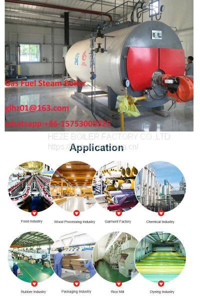 steam boiler with gas fuel