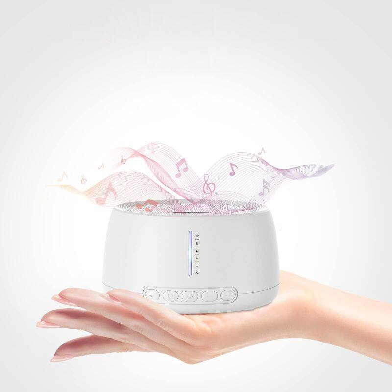 oem wooden mini White Noise SpeakerStarlight projector bluetooth White Sound Machine Timed Baby Sleeping Monitors Baby speaker