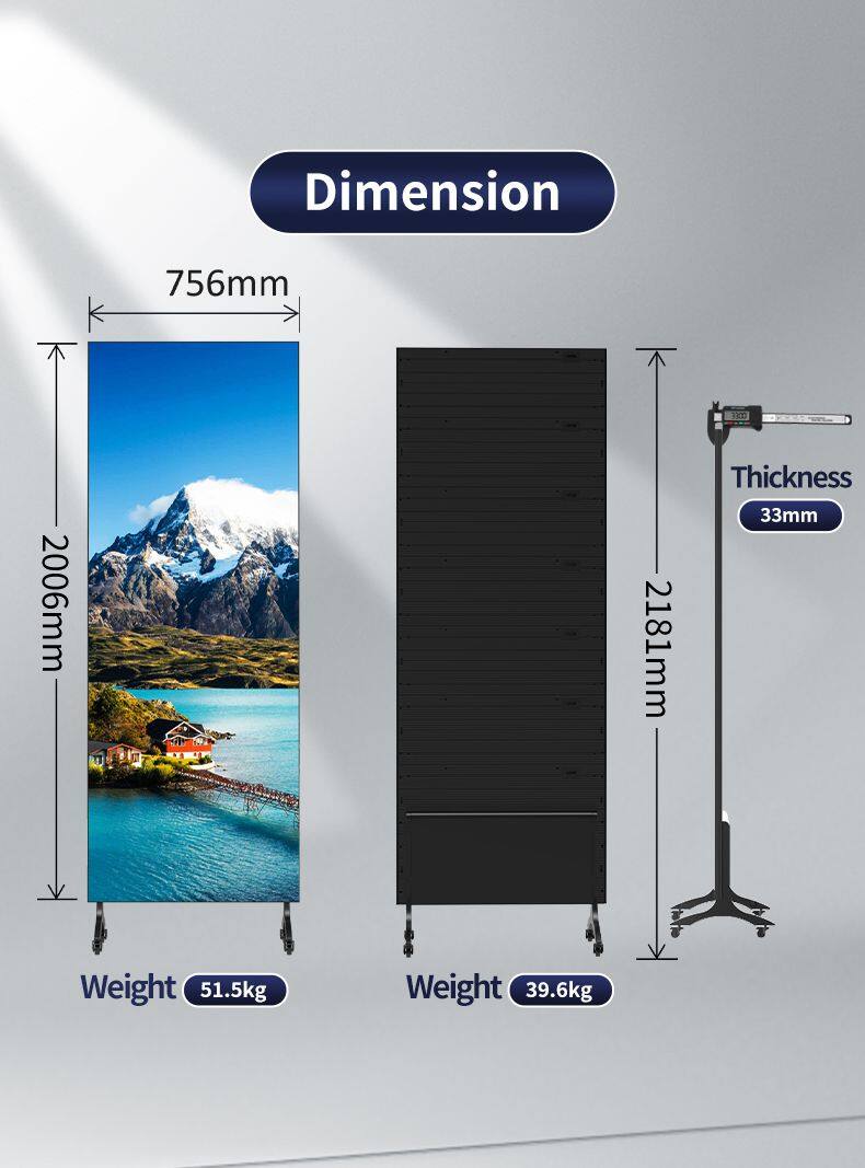 Hot-selling High Quality Factory Direct Sales Indoor 3in1 P1.25 P1.56 P1.95 P2.5 P2.6 P2.97 P3.91 Poster LED Display Screen