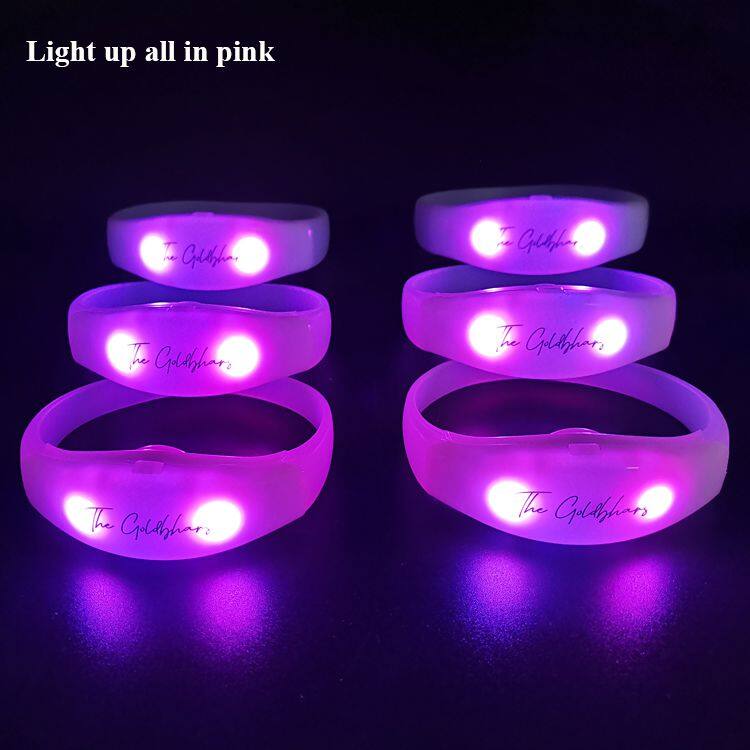 Party Supplies Christmas Radio Controller RGB LED Bracelets DMX Control LED Wristband