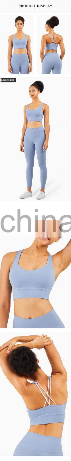 2022 ECO Fashion High Impact XS-3XL Plus Size Sports Bra Adjustable Gym Bra For Women