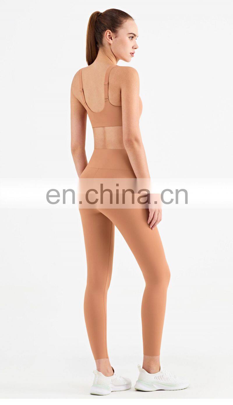 The New Fashion Cloud Feeling Adjustable Strappy Sports Bra Private Label Yoga Clothing