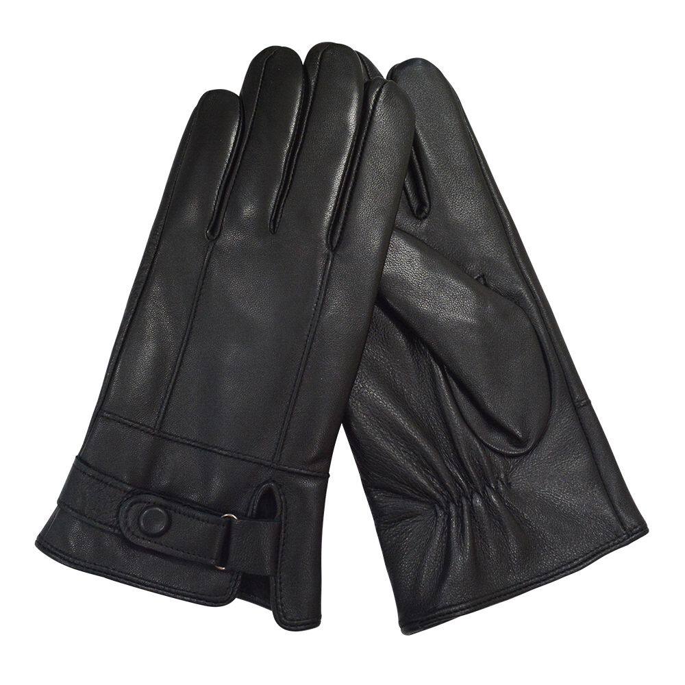 男士皮扣手套2