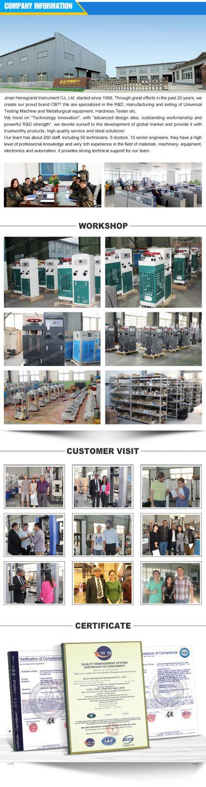 Concrete Blocks Making Compressive Strength Testing Machine