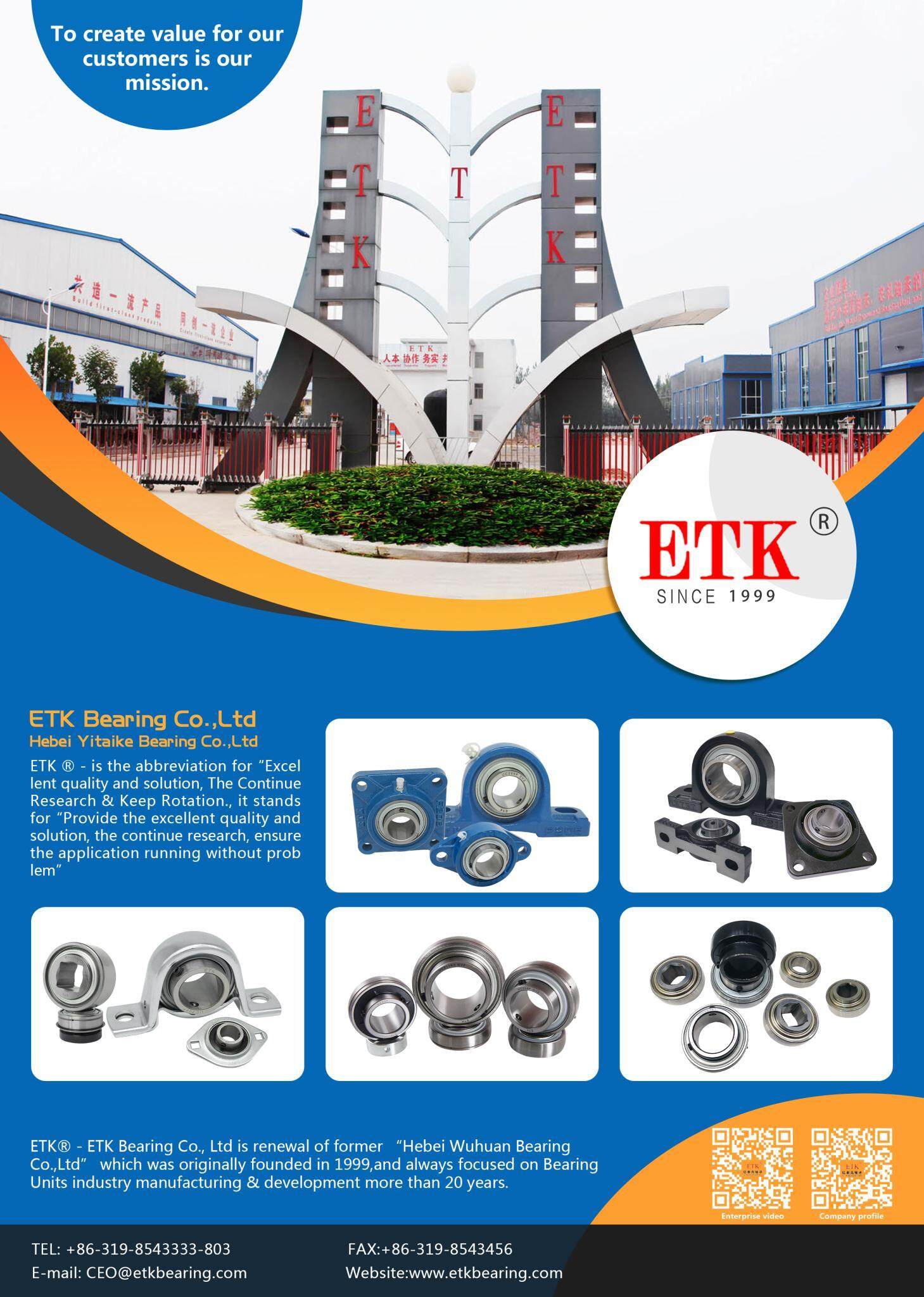 Etk Bearing Co.,ltd company overview - view 1