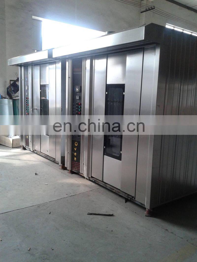 Shanghai factory hot sale electric gas diesel bread rack rotary baker baking oven machine Bakery equipment for cookie cake