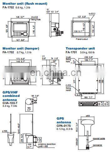 FURUNO FA1701 AIS Transponder Unit