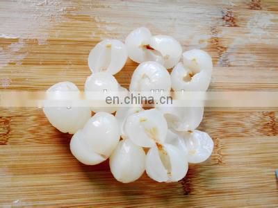 longan fruit peeling and pitting machinery lychee fruit peeler and seeds core removing equipment litchi juice processing line