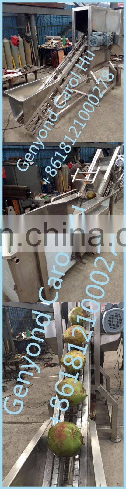 Cost-effective green coconut half cutting machine