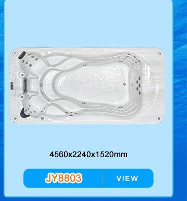 Wholesale Price Whirlpool Outdoor 6M Large Balboa Hydropool Swimming Pool Used Swim Spa With Tv