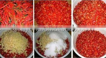 automatic pepper sauce production line / chili paste processing machine