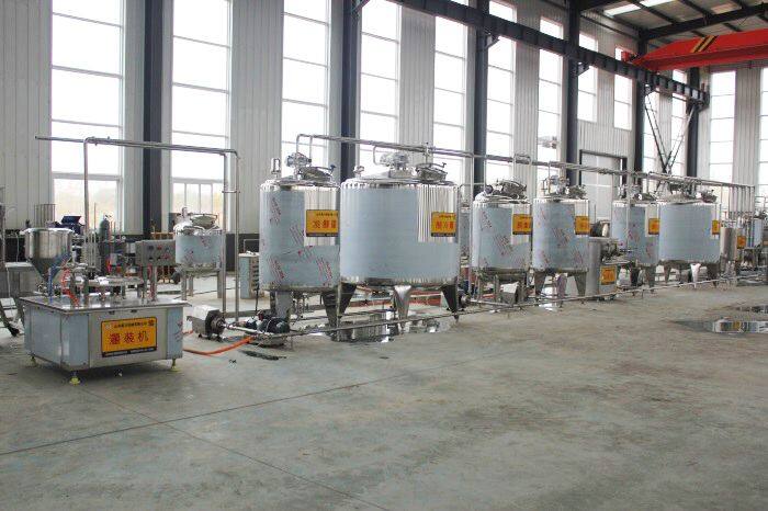 Pasteueized Milk Beverages Processing Line11