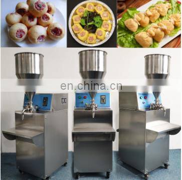 Automatic Gluten stuffing machine Gluten filling Egg dumplings meat lotus root box eggplant box machine