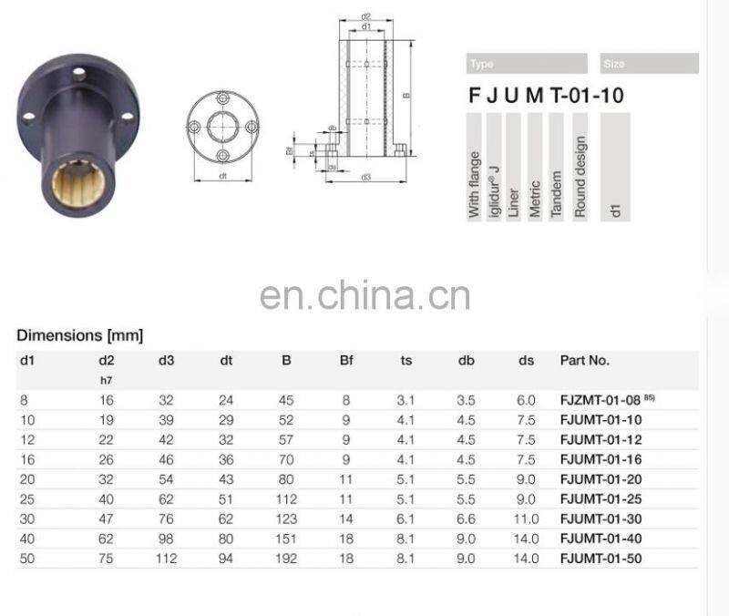 LMF16LUU china suppliers Linear bearing LMF 16LUU LMF16 LUU