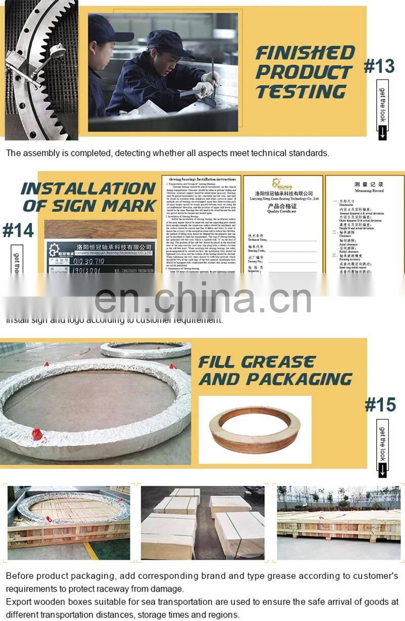 Slewing ring circle non--gear slewing bearing