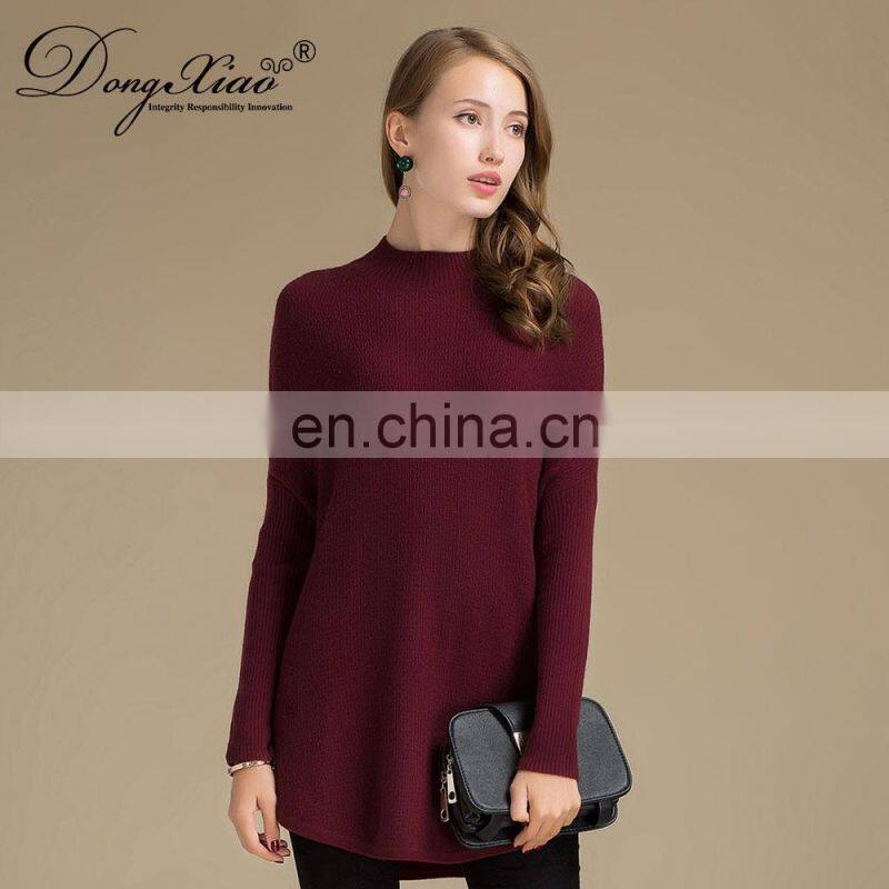 Customized Inner Mongolian 100% Pure Cashmere Latest Fashion Jumpers Women Winter Pullover Sweater For Woman