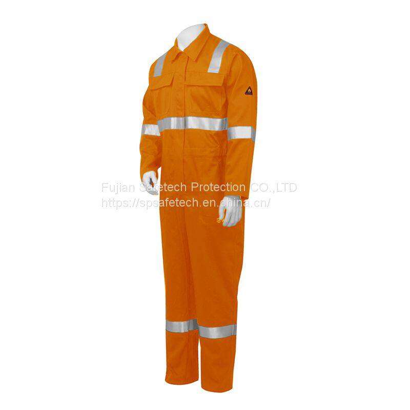 PD15055-CO-Orange-98%cotton-2%-antistatic--Weight350gM2