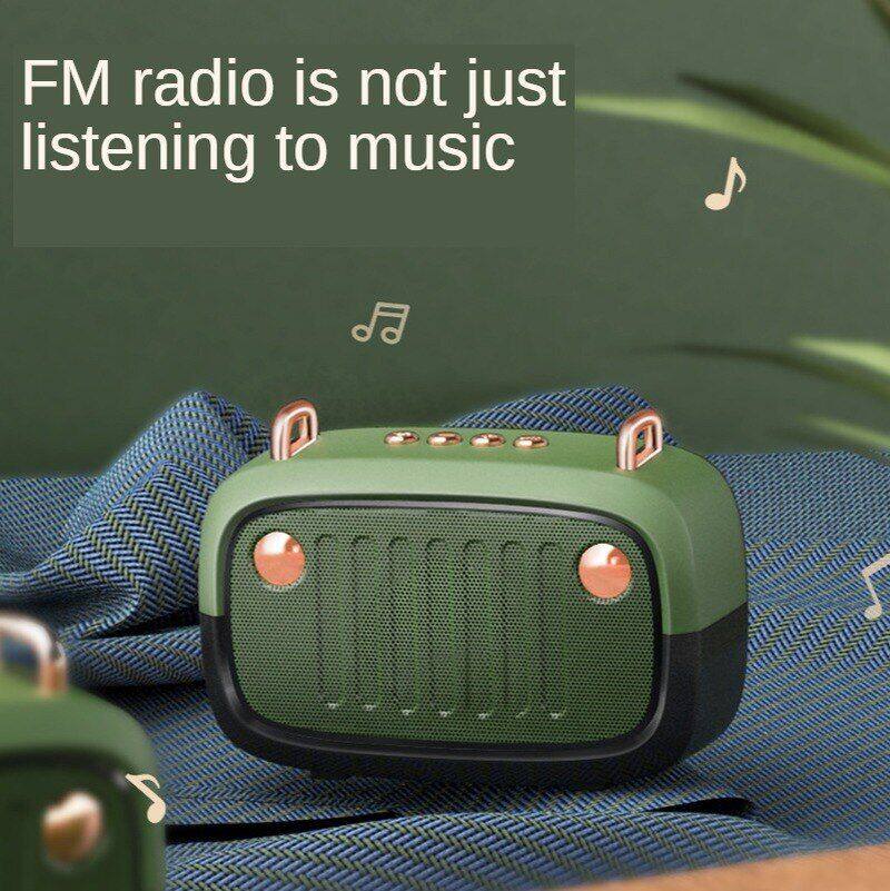 BS32D Wireless Bluetooth speaker Audio FM TF Card Outdoor Portable Mini Music BT Speaker Mini Speakers Bluetooth