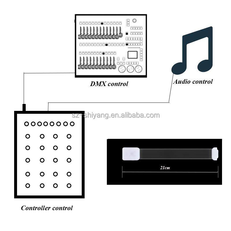 Christmas Party Supplies TUP LED Wristband Light up LED Bracelet Remote Controlled