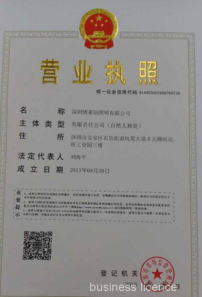business license