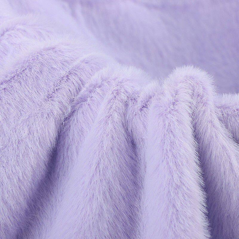 In-Stock Faux Rabbit Fur Fabric | Super Soft Plush Polyester | Ready to Ship