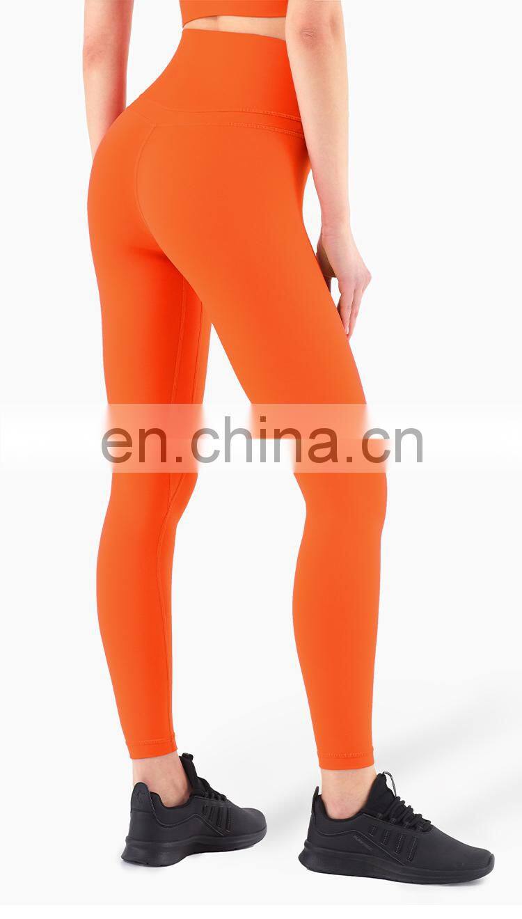 High Waist Yoga Legging Butt Lifting Yoga Pants Sport Leggings With Pocket For Women