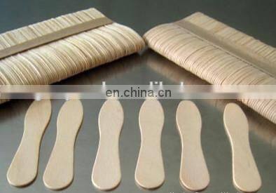 Complete wooden spatula production line / wood tongue depressor making machine