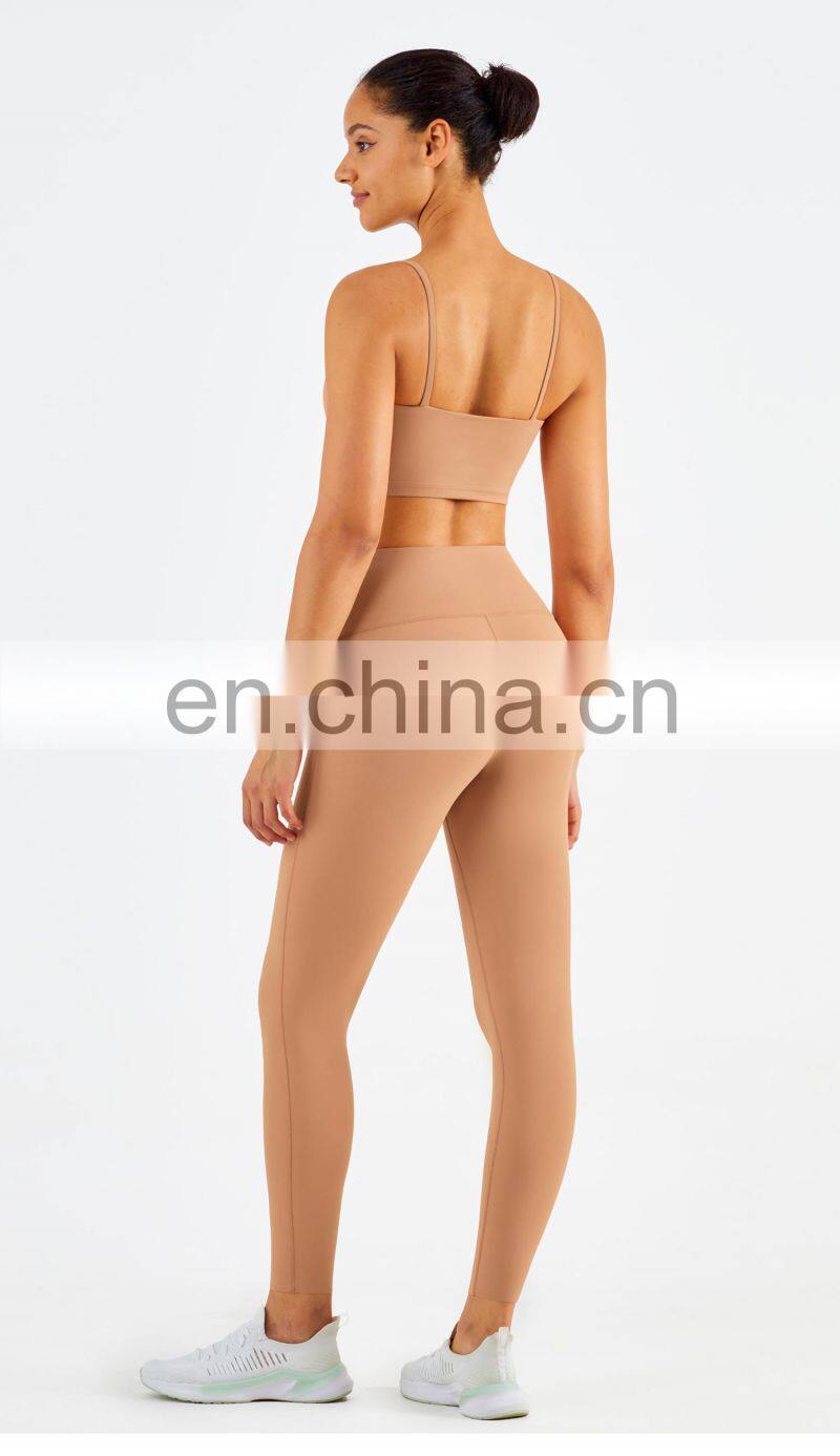 Multi Color Sport Bra Set Exercise Outfits Women Sets 2 Pieces High Support Yoga Pants