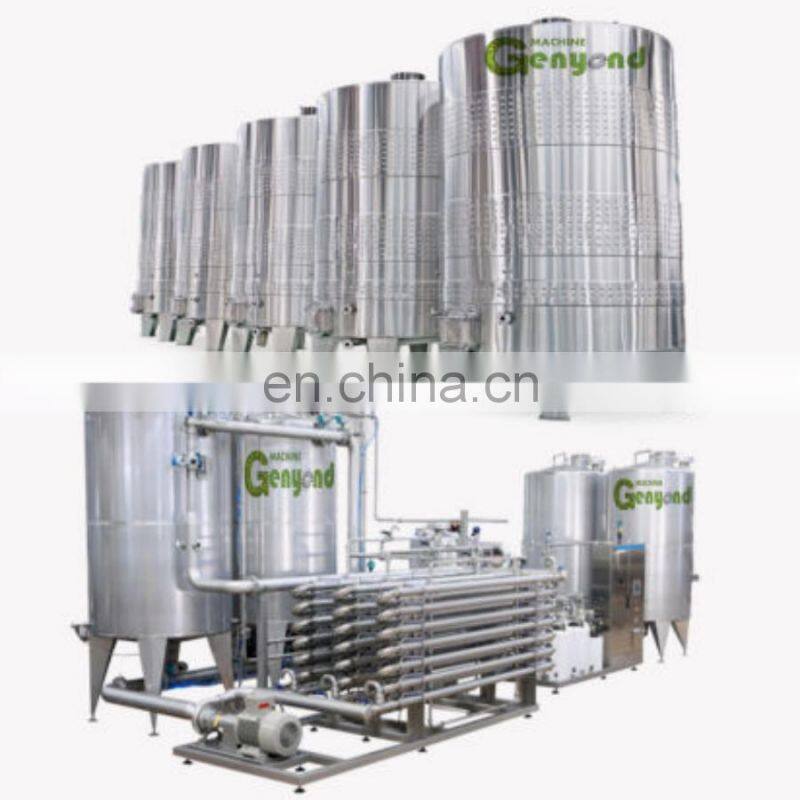 Factory Shanghai Genyond Fruit wine fermentation equipment making machine fruit vinegar production plant process line