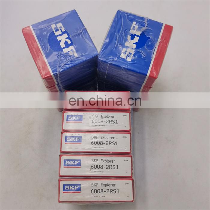 Fast delivery and High quality SKF original brand 6008-2RS1 Size:40*68*15mm Deep groove ball bearing 6008-2RS1