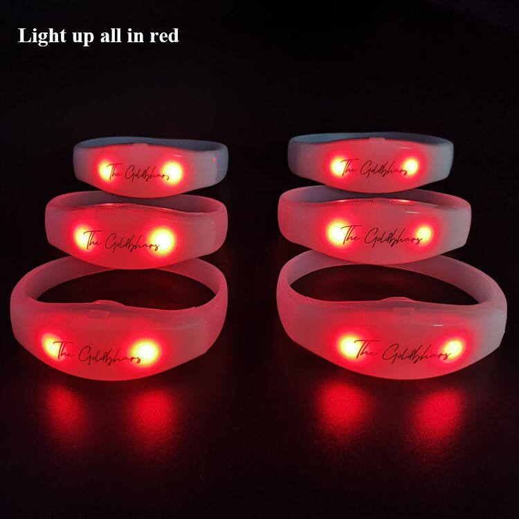Party Supplies Christmas Radio Controller RGB LED Bracelets DMX Control LED Wristband