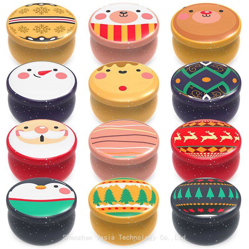 Christmas Natural Soy Scented Candle (9)