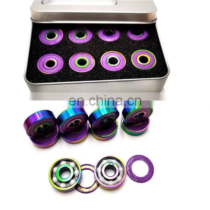 7*22*7mm ZrO2 Hybrid Ceramic Bearing 627 Skateboard Bearing 627 Bearing