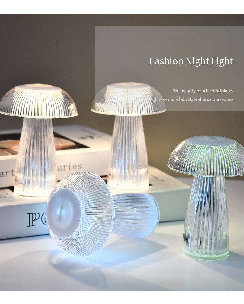Jellyfish Light Creative Mushroom Light Decorative Ambiance Light Bedside Nightlight