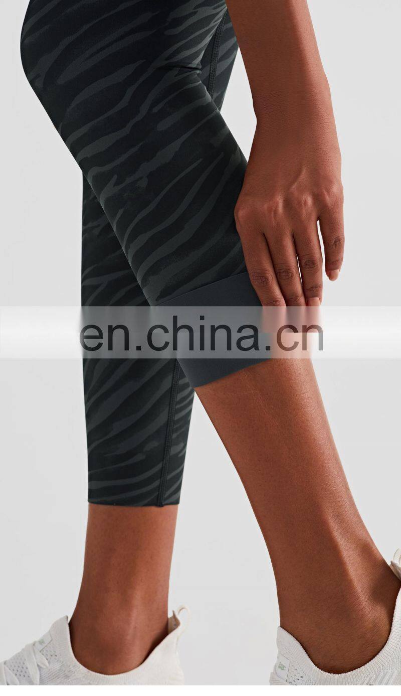 New High Waist Leggings Yoga Wear Sexy Women's Tie Dye Running Plus Size Leggings Zebra