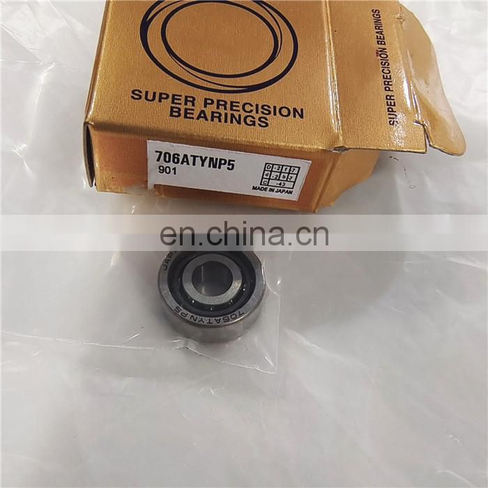 Angular Ball Bearing 706ATYNP5 size 25x52x16.25mm bearing 706atynp5 706 with high quality