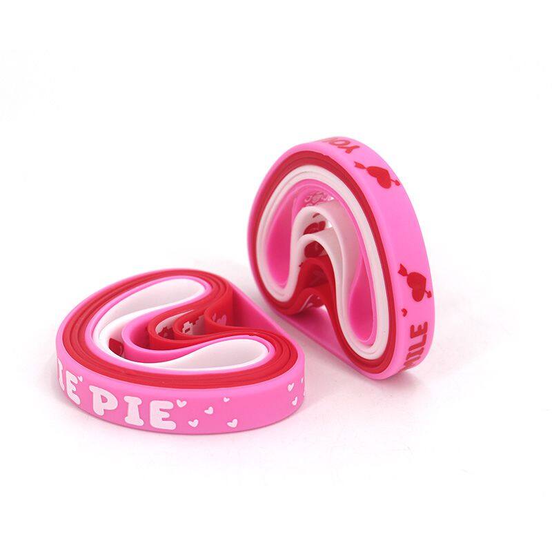 Custom Valentine's Day Silicone Bracelet Adult Men and Women Couple Accessories Rubber Wristband