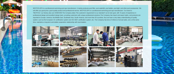 Guangzhou Mic Pool Spa Equipment Co.,ltd. company overview - view 1