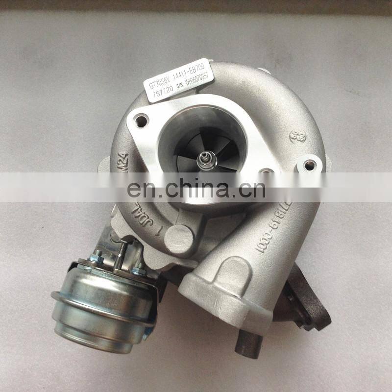 GTA2056V turbocharger 14411-EB700 767720-5004S turbo YD25, YD25DDTi engine 767720-5004 767720-0004 767720
