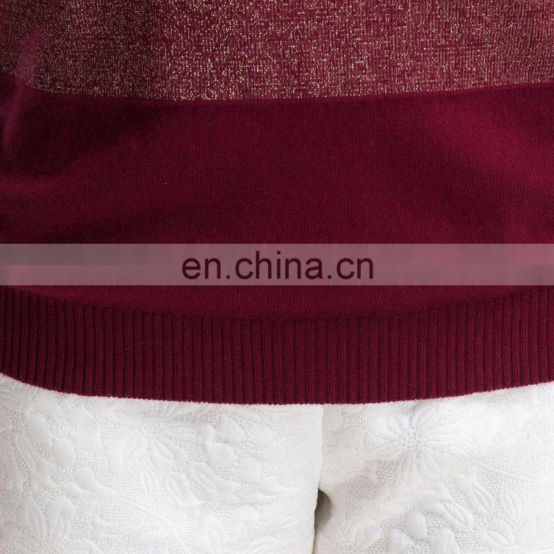 Women's Preppy Style Jacquard Leopard Knitted Cashmere Sweater O-Neck with Autumn Style ODM Supply for Winter Season