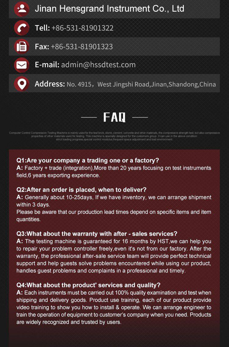 YAW-3000DH 3000KN CTM Computer Automatic Compression Testing Machine